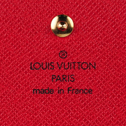 Louis Vuitton Epi Porte Tresor International Wallet Castillan Red 6 of 7