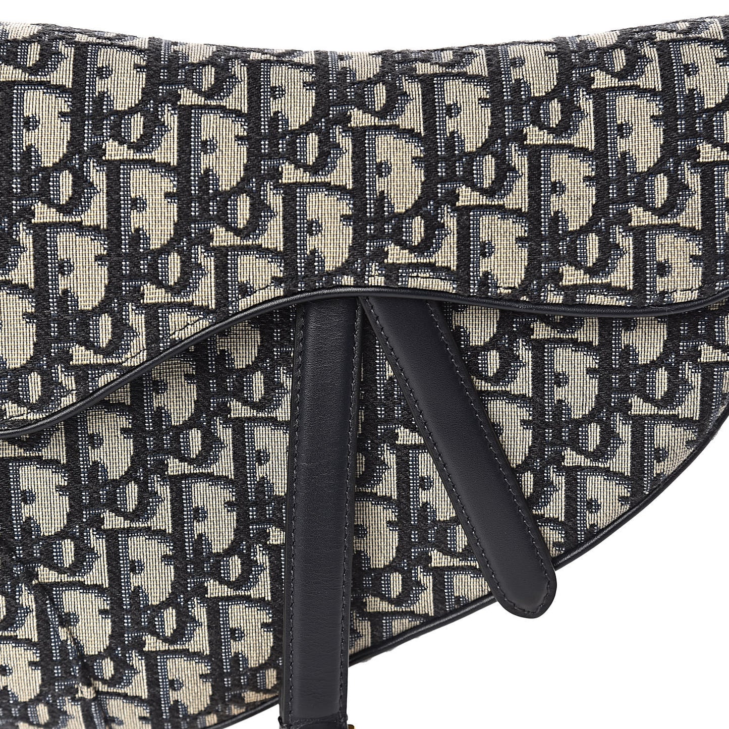 Oblique Saddle Bag Blue