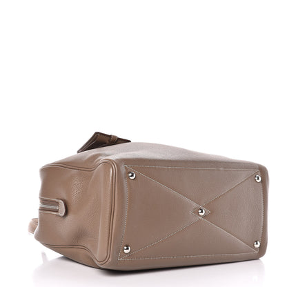 Hermes Taurillon Clemence Victoria II 35 Etoupe 4 of 12