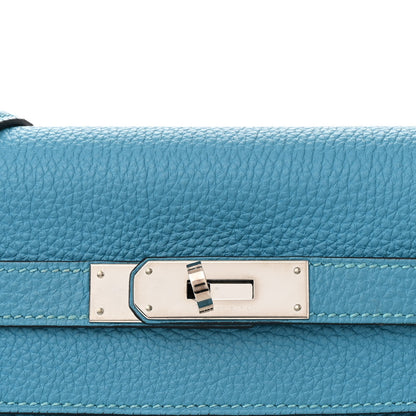 Hermes Togo Kelly Retourne 32 Turquoise 8 of 10