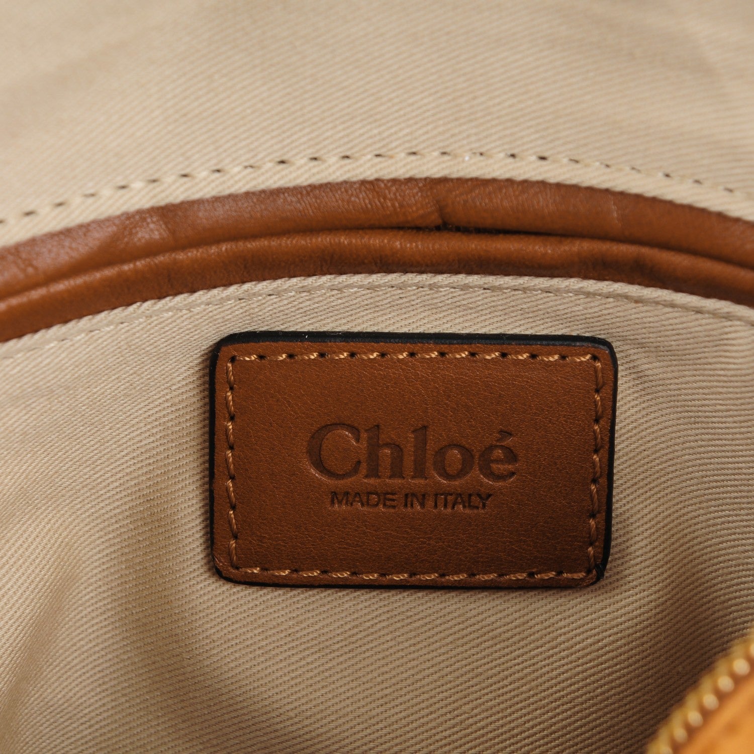 Chloe Suede Calfskin Braided Medium Marcie Satchel Caramel 6 of 8