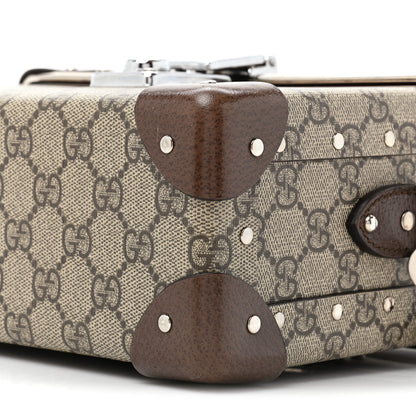 Gucci GG Supreme Monogram Globe-Trotter Beauty Case Brown 8 of 17