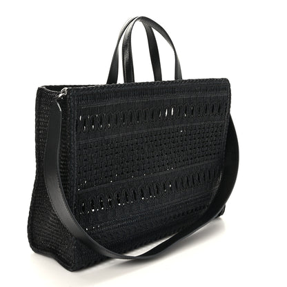 Givenchy Raffia Laced Medium G-Tote Black 3 of 8