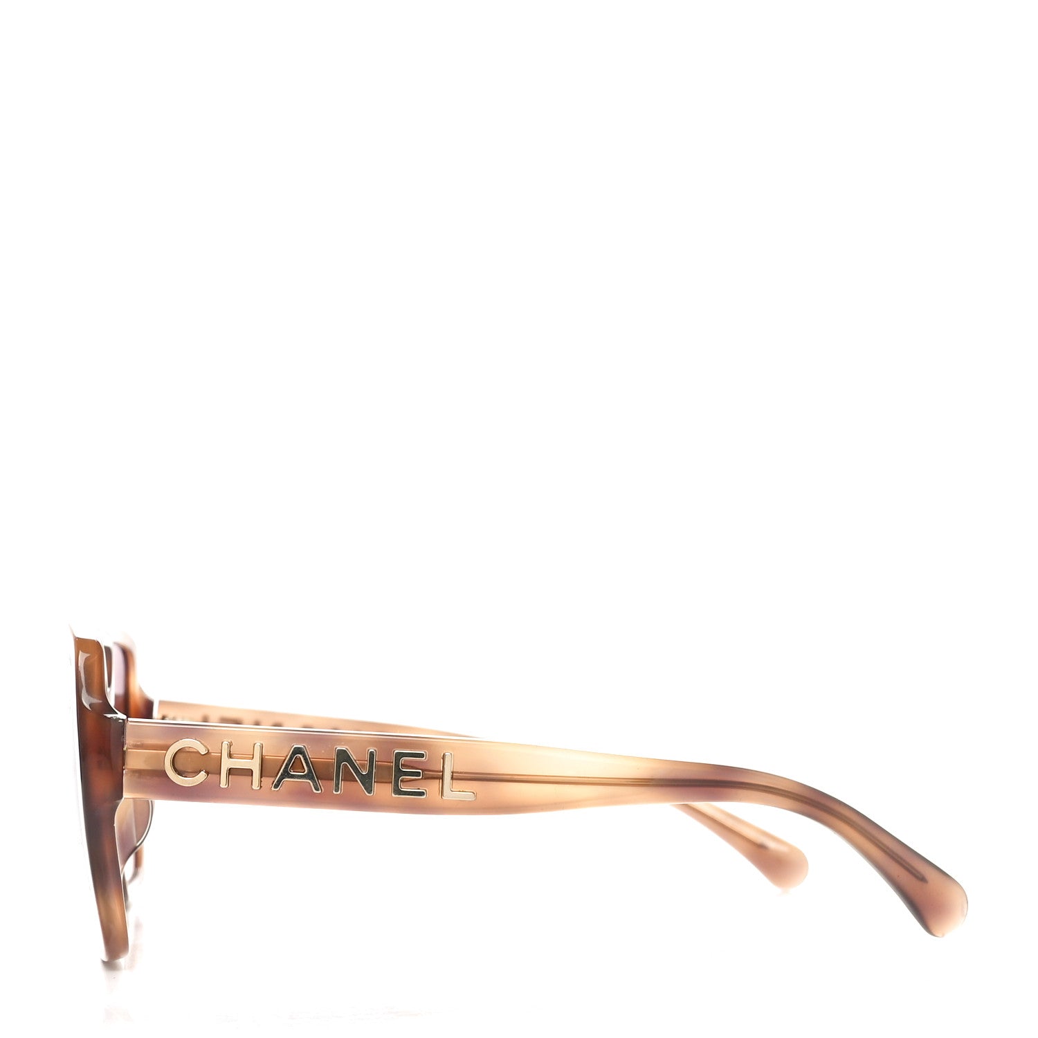 Chanel Acetate Polarized Square Sunglasses 5408-A Brown 3 of 7