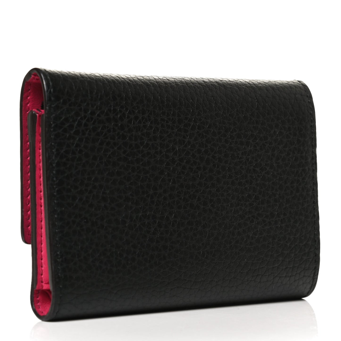Taurillon Capucines Compact Wallet Black