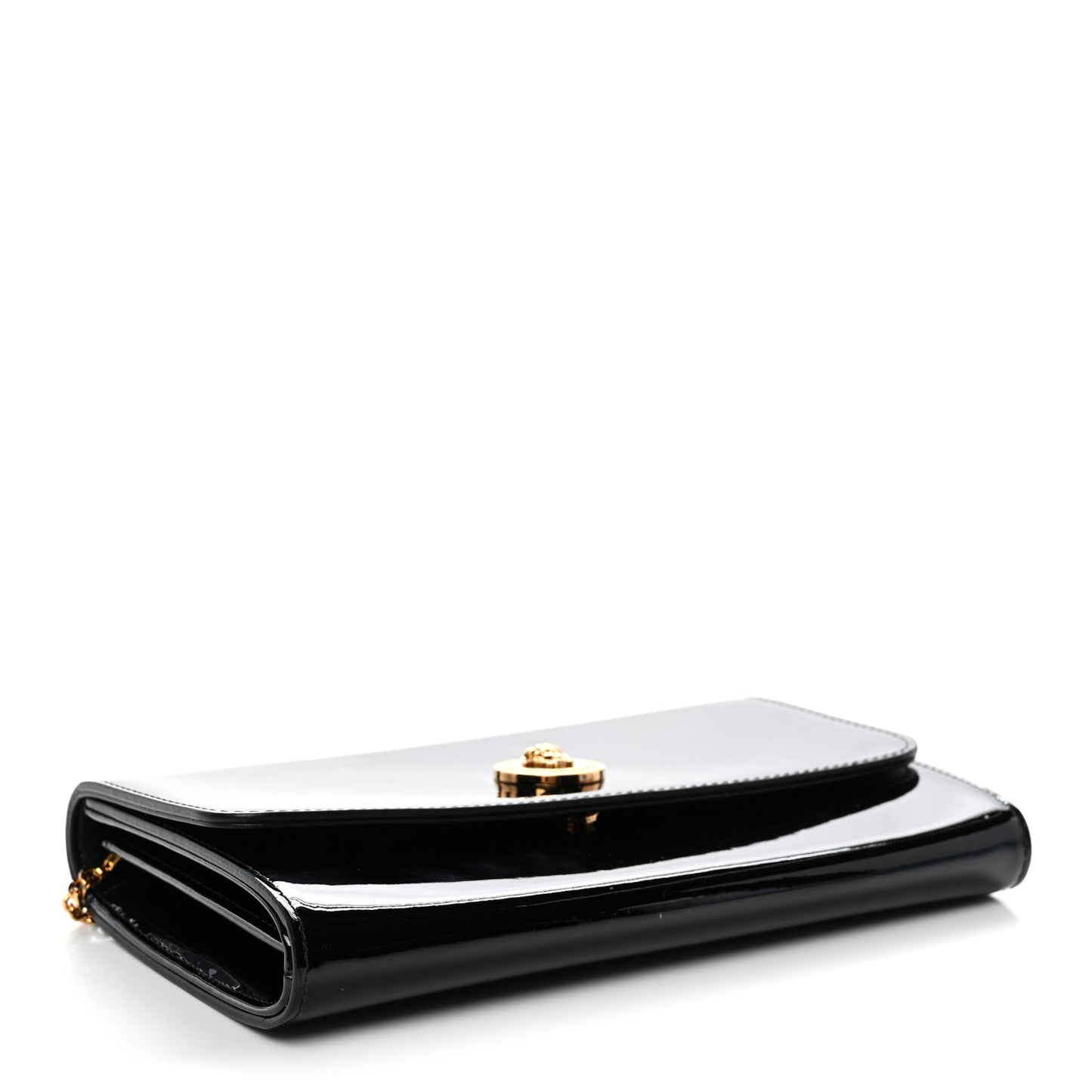 Patent Medusa Clutch With Chain Black