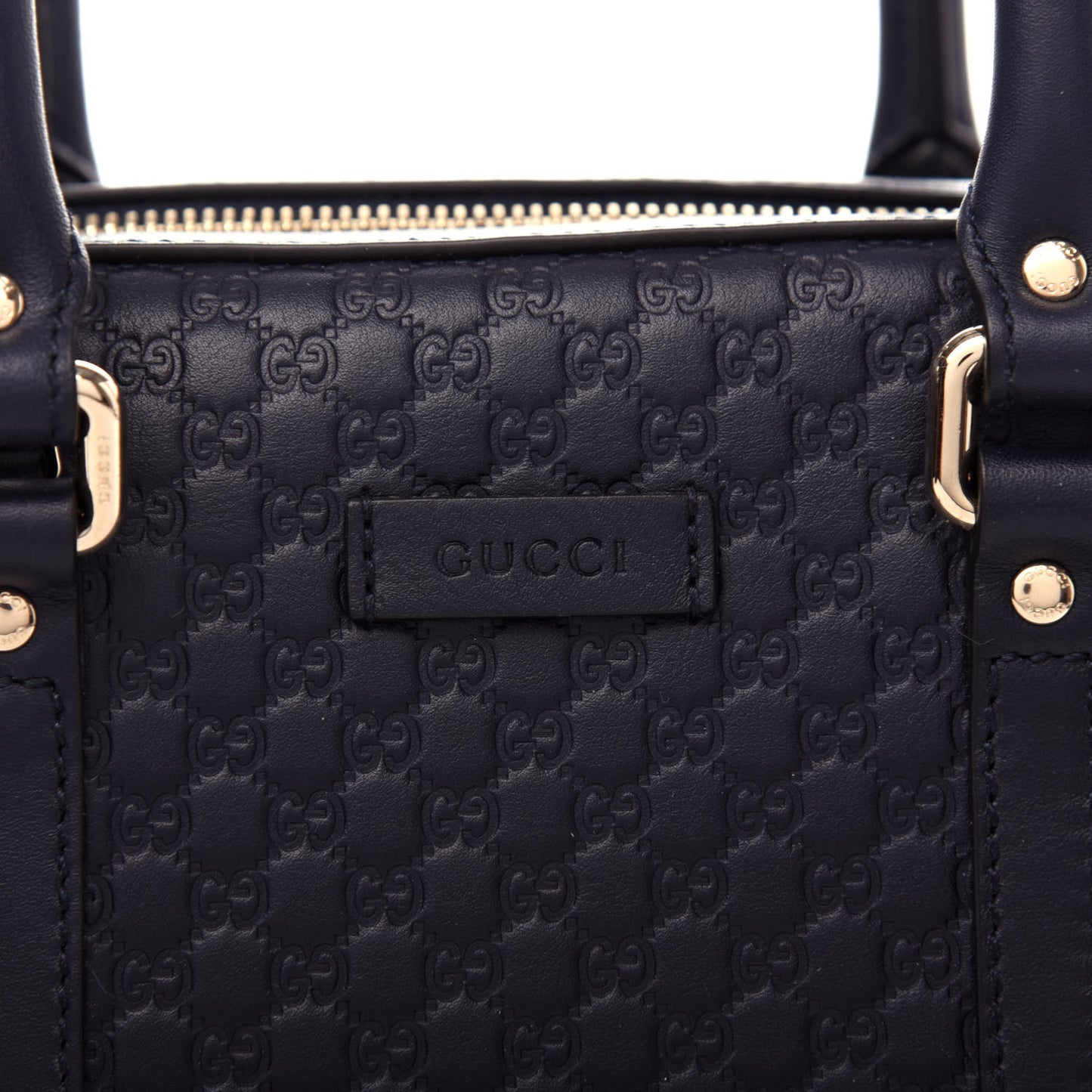 Microguccissima Medium Crossbody Bag Blue