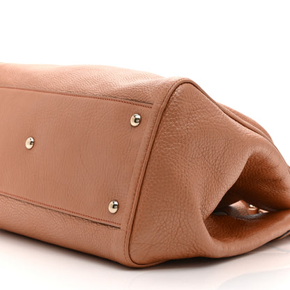 Gucci Metallic Pebbled Calfskin Medium Soho Shoulder Bag Blush 12 of 12
