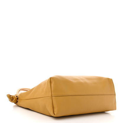 Loewe Mellow Nappa Medium Donut Chain Flamenco Knot Clutch Sahara 4 of 10