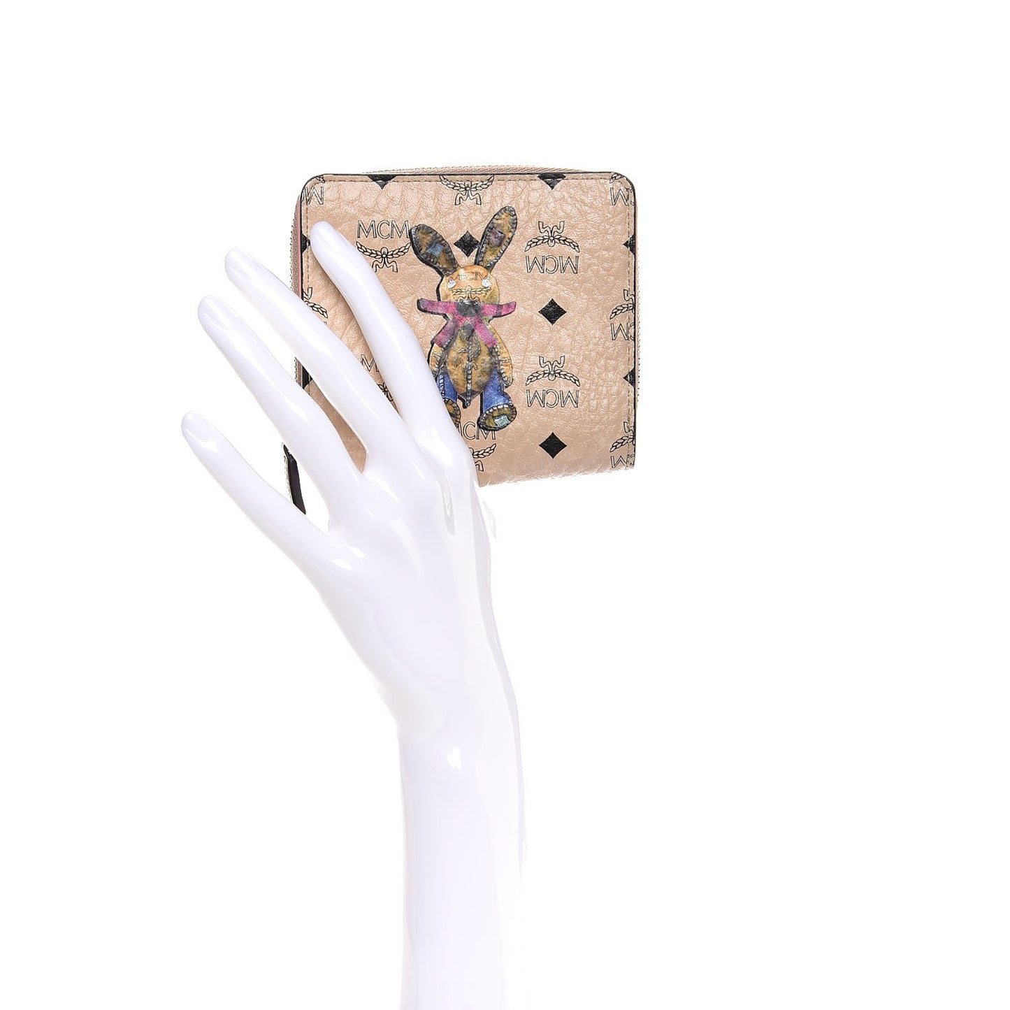 Visetos Rabbit Zip Around Wallet Pink