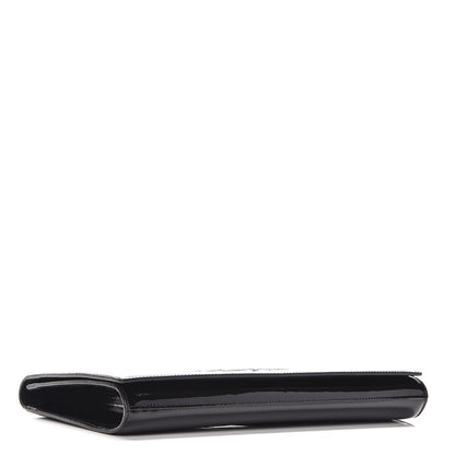 Saint Laurent Patent Monogram Large Belle De Jour Clutch Black 4 of 12