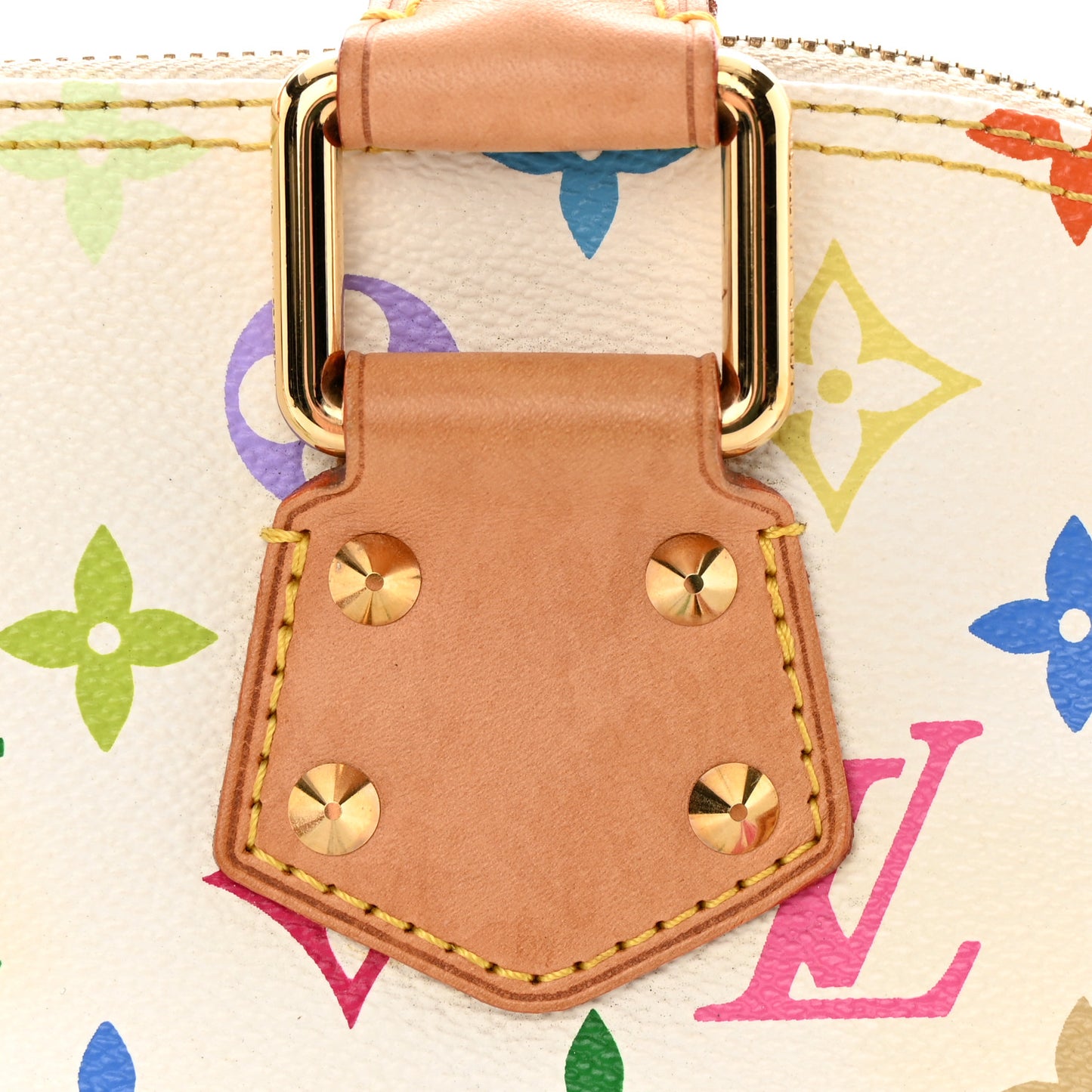 Monogram Multicolor Alma PM White