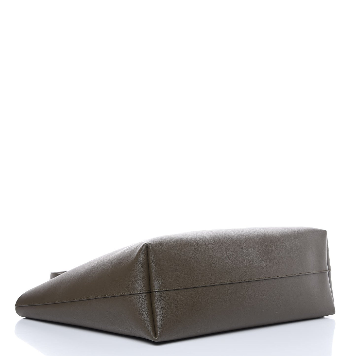 Calfskin Large Shopping Tote Earth