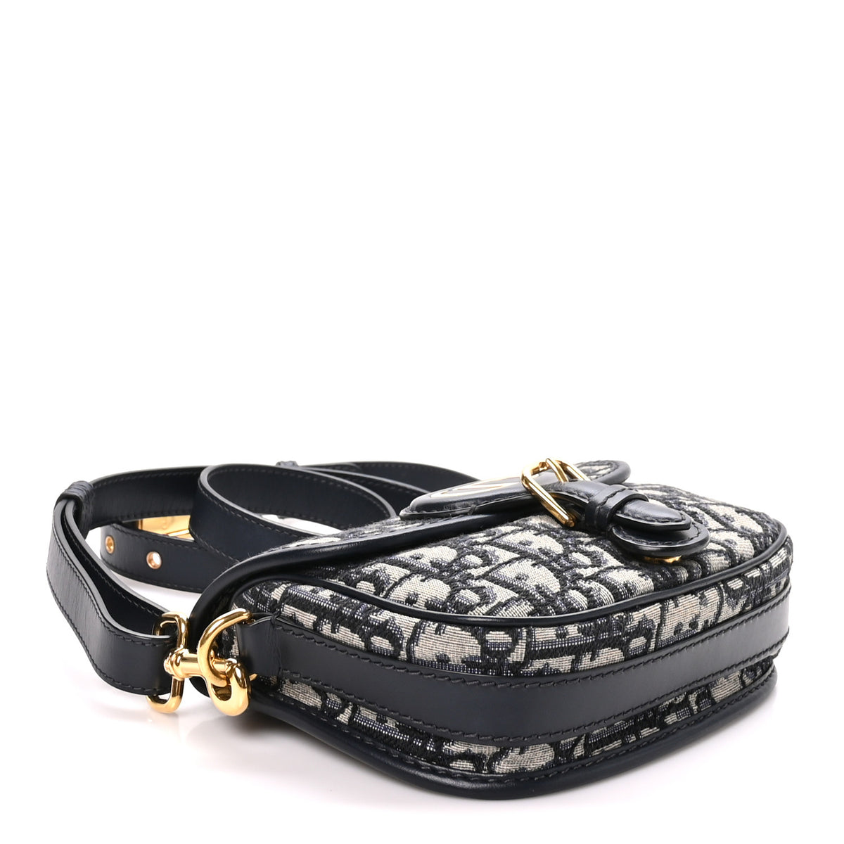 Christian Dior Oblique Small Bobby Flap Blue 4 of 9
