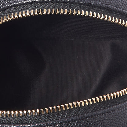 Chanel Caviar Quilted Round Filigree Crossbody Black 8 of 10