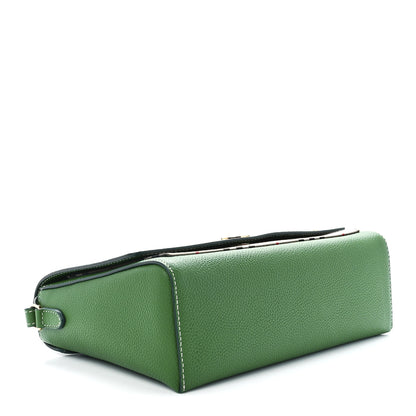 Burberry Grainy Calfskin Vintage Check Note Crossbody Bag Ivy Green 4 of 11