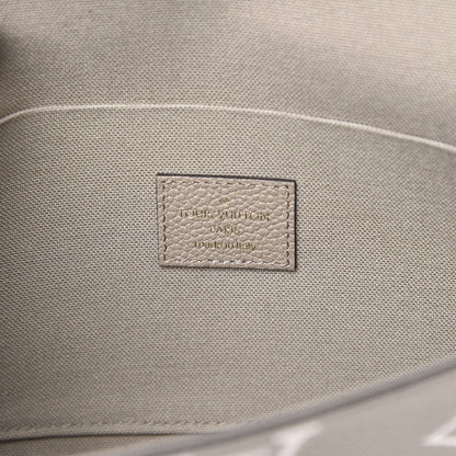 Louis Vuitton Empreinte Monogram Giant Felicie Pochette Tourterelle Creme 8 of 13