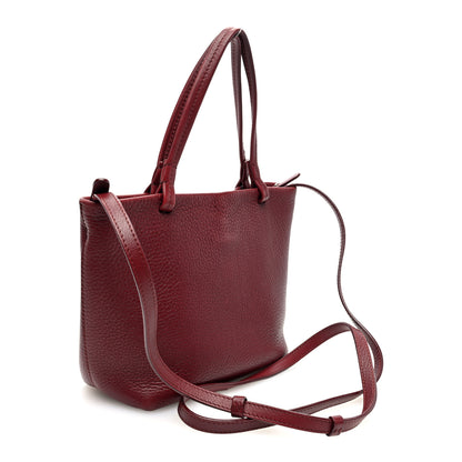 The Row Grained Calfskin Small Park Tote Terracotta 3 of 11