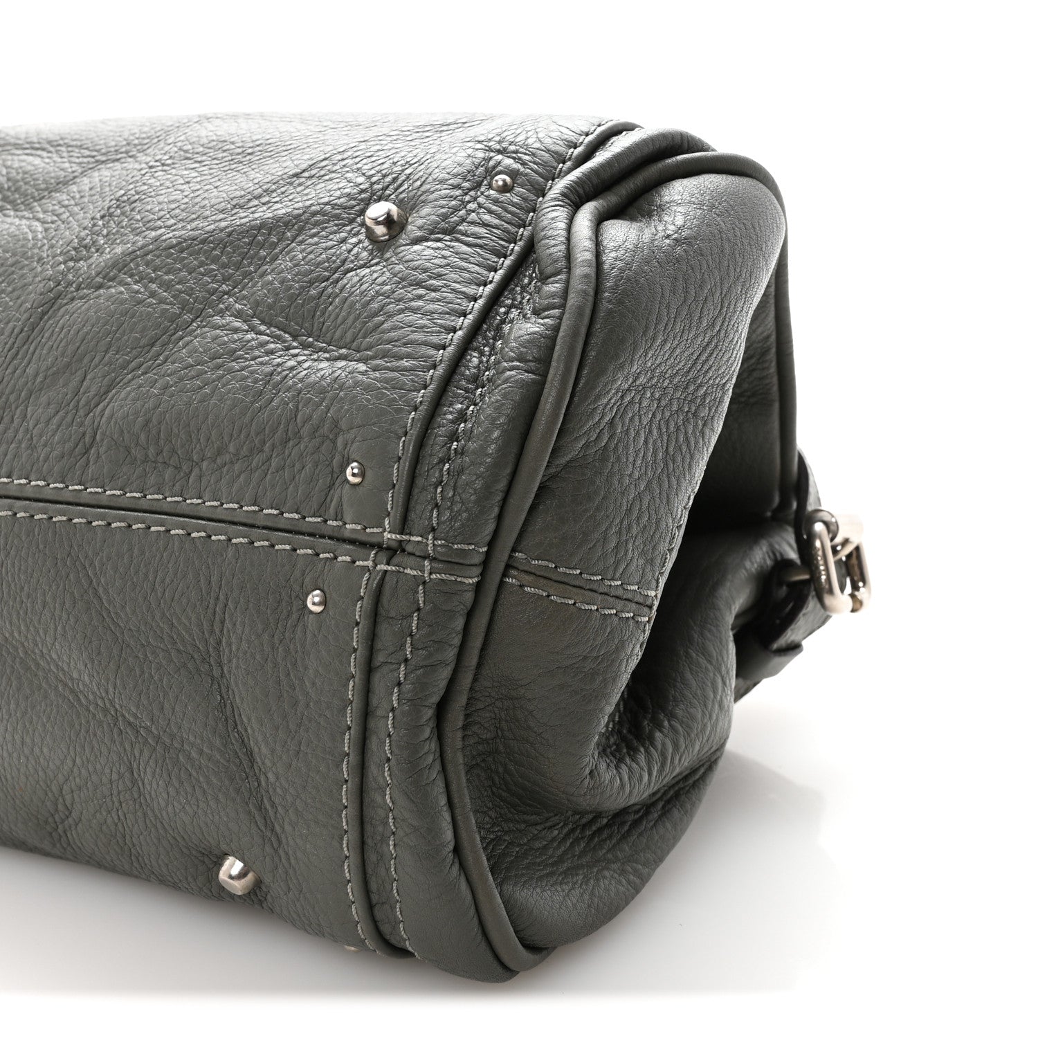 Chloe Calfskin Medium Paddington Satchel Gray 1876145 – FASHIONPHILE