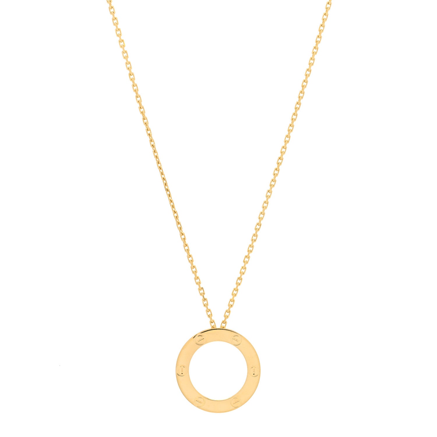 Cartier 18K Yellow Gold LOVE Pendant Necklace 1 of 6