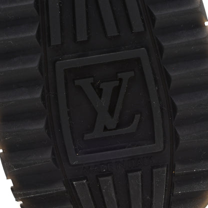 Louis Vuitton Suede Monogram Run Away Sneakers 38.5 Black 8 of 11