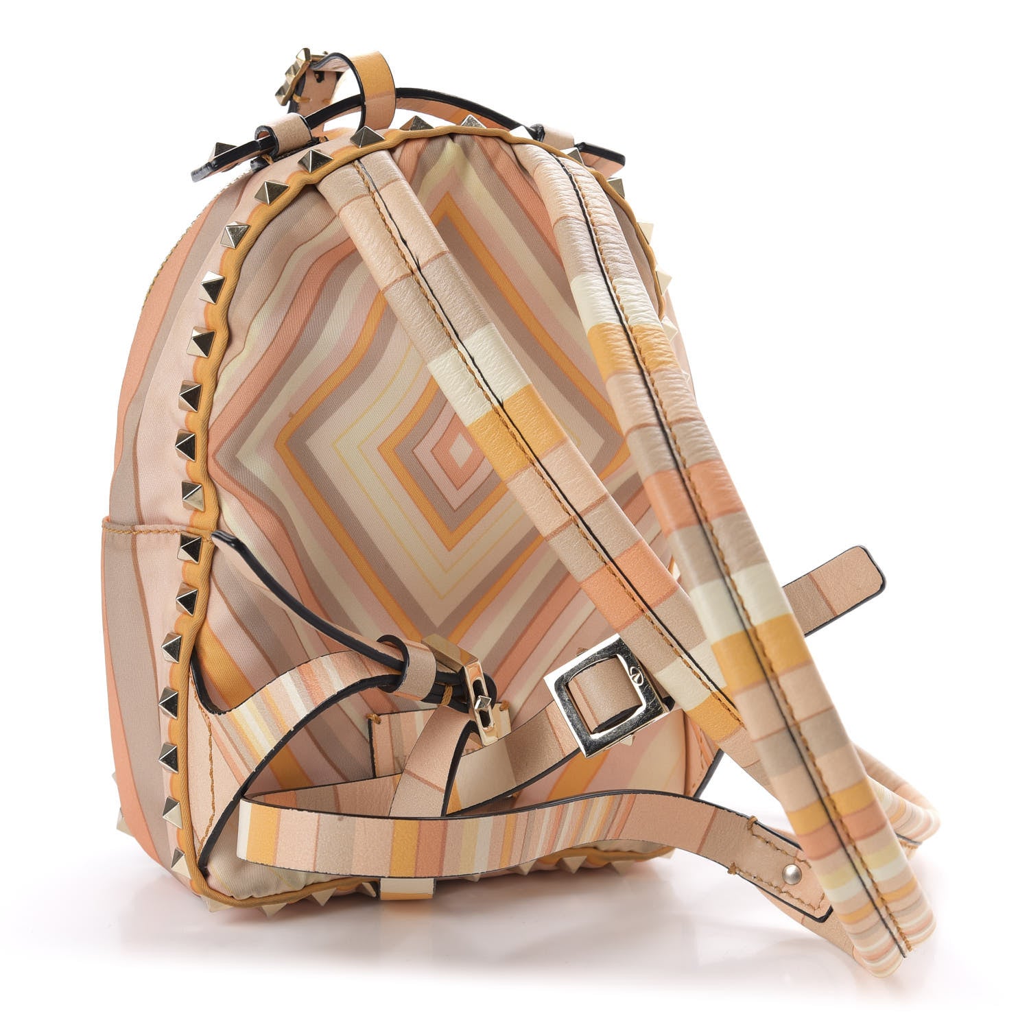 Valentino Garavani Nylon Native Couture 1975 Mini Rockstud Backpack 2 of 13