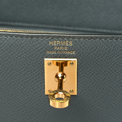 Hermes Epsom Kelly Sellier 25 Vert Amande 5 of 9