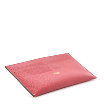 Louis Vuitton Calfskin Felicie Card Holder Insert Scarlet 3 of 5