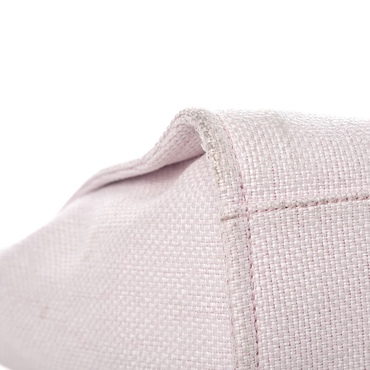 Woven Straw Raffia Large Deauville Tote Pink