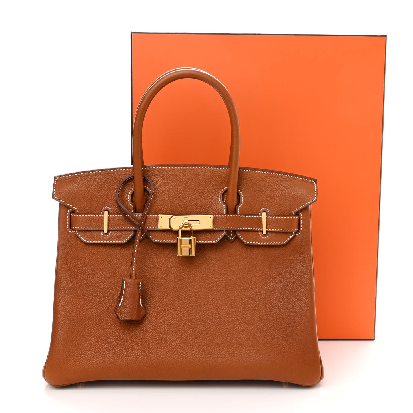 Natural Barenia Faubourg Birkin 30 Fauve