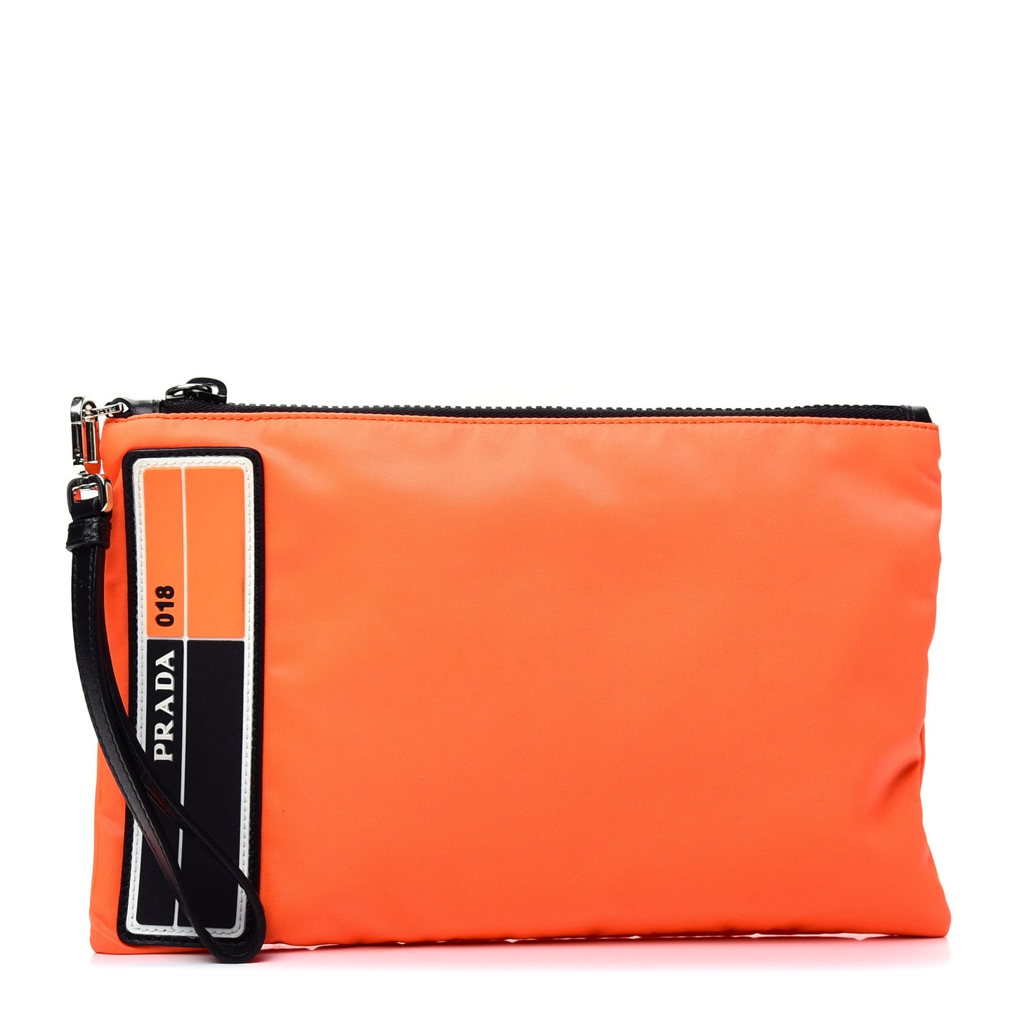 Tessuto Nylon Medium Pouch Orange