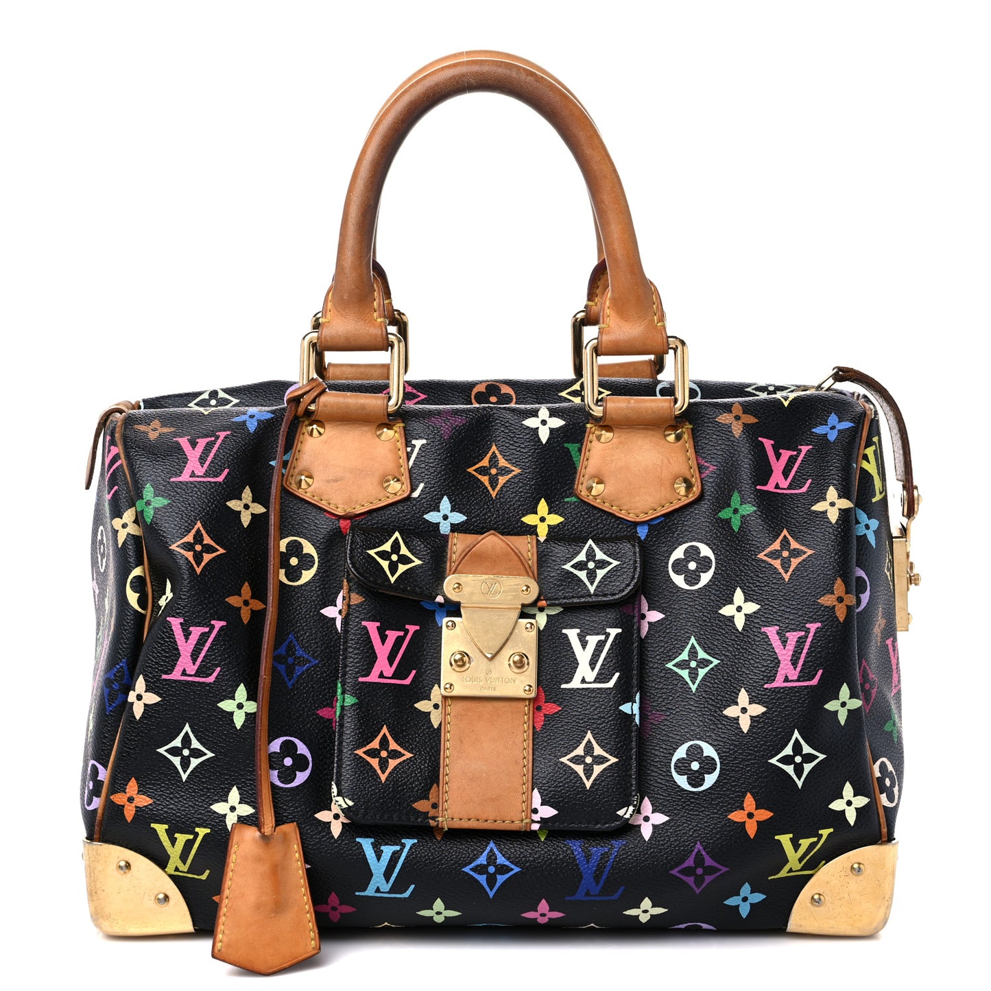 Monogram Multicolor Speedy 30 Black