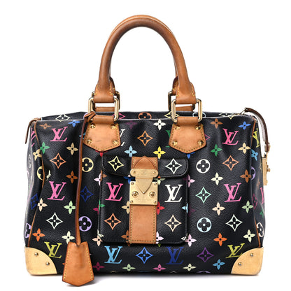 Louis Vuitton Monogram Multicolor Speedy 30 Black 1 of 20
