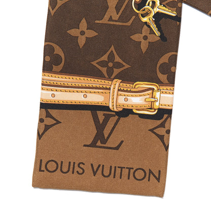 Louis Vuitton Silk Monogram Confidential Bandeau Brown 3 of 4