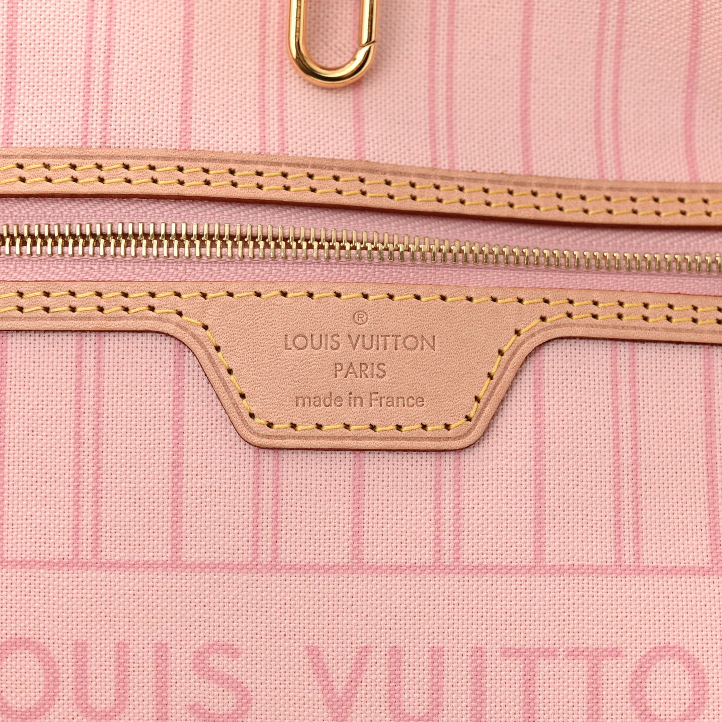 Damier Azur Neo Neverfull MM Rose Ballerine