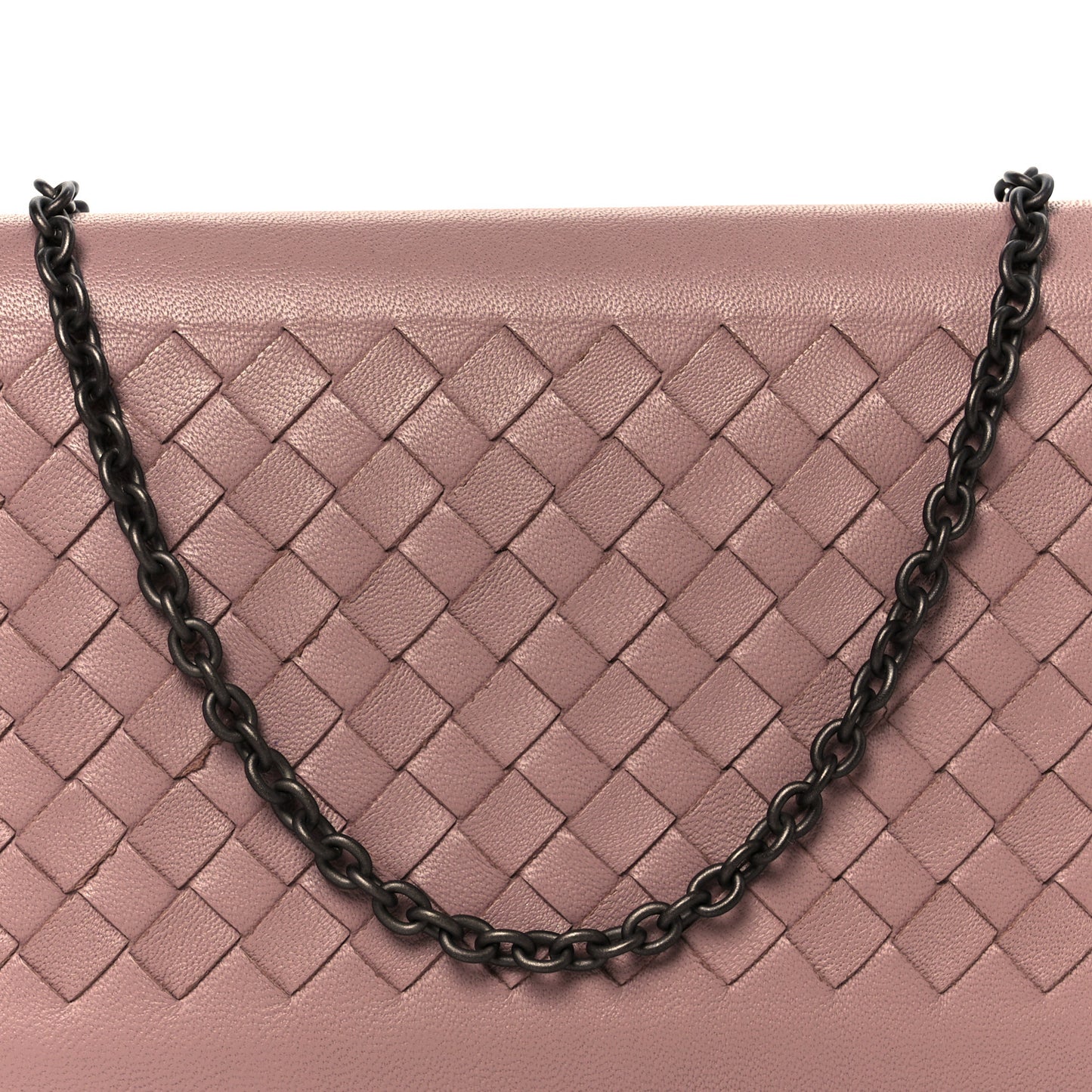 Nappa Intrecciato Continental Wallet on Chain Violet