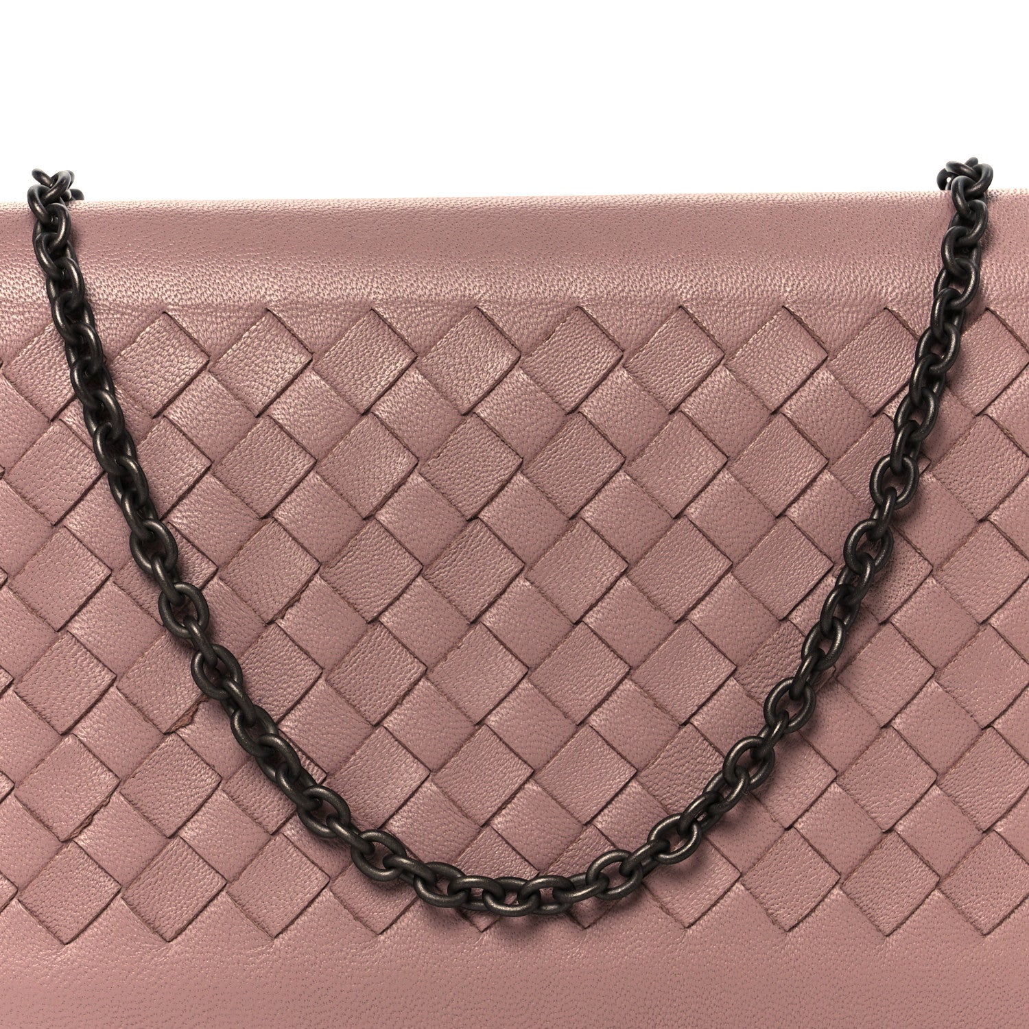 Bottega Veneta Nappa Intrecciato Continental Wallet on Chain Violet 9 of 11