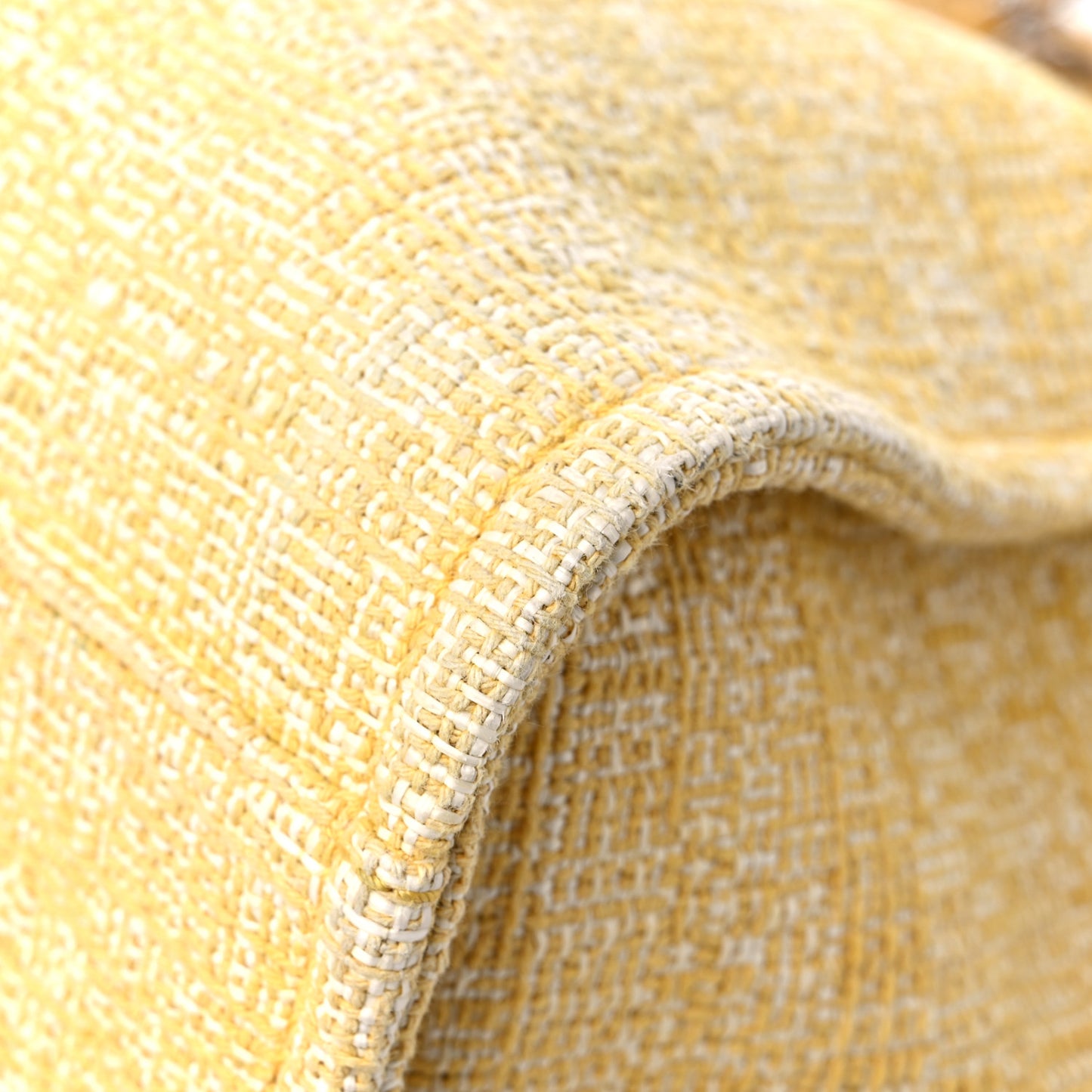 Canvas Large Deauville Tote Light Yellow