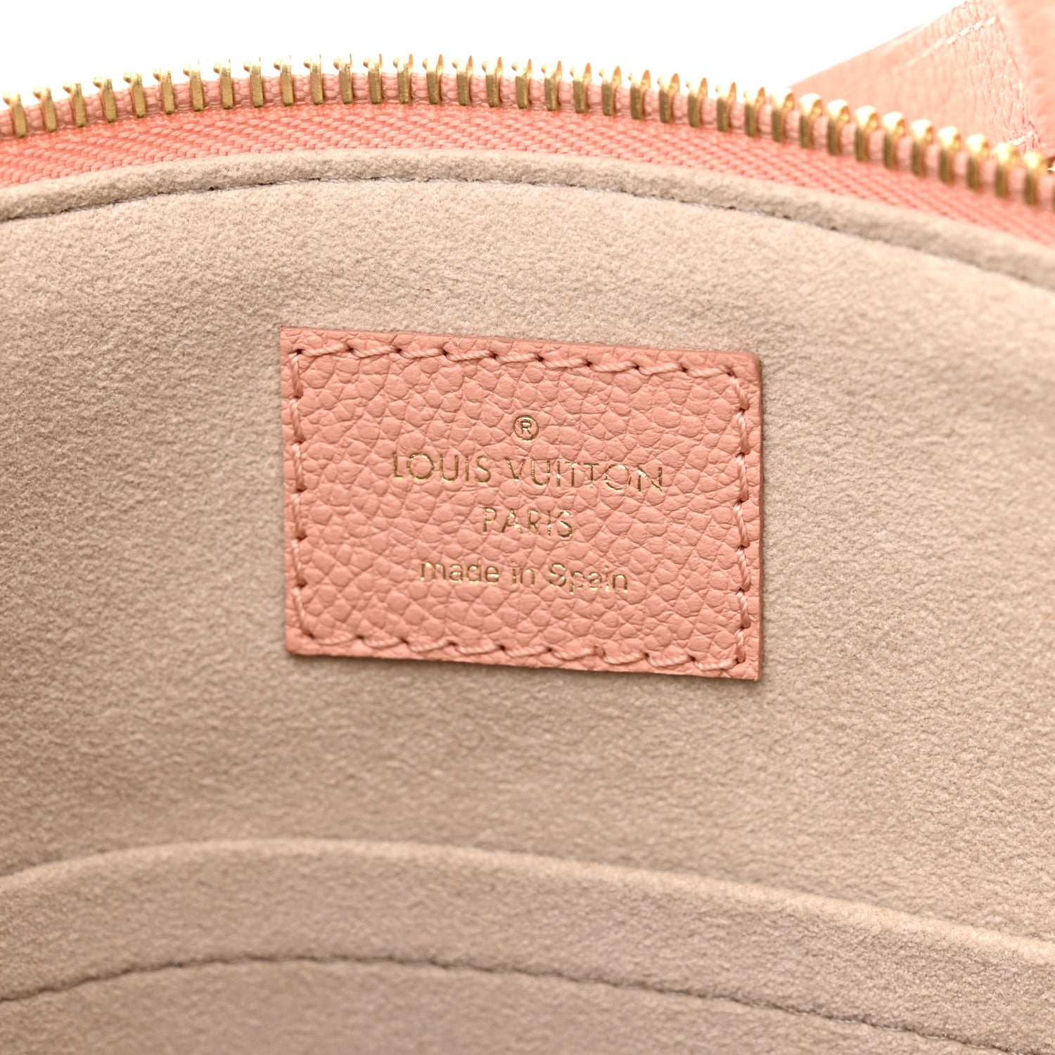 Louis Vuitton Empreinte Monogram Giant Petit Palais Rose Trianon Creme 6 of 9