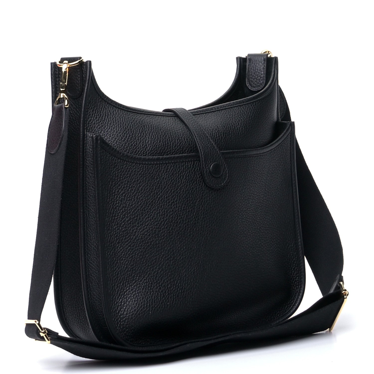 Hermes Taurillon Clemence Evelyne III PM Black 2 of 4