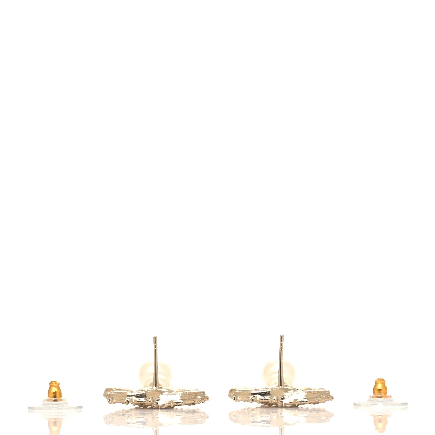 Chanel Pearl CC Chain Drop Earrings Gold 3 of 4
