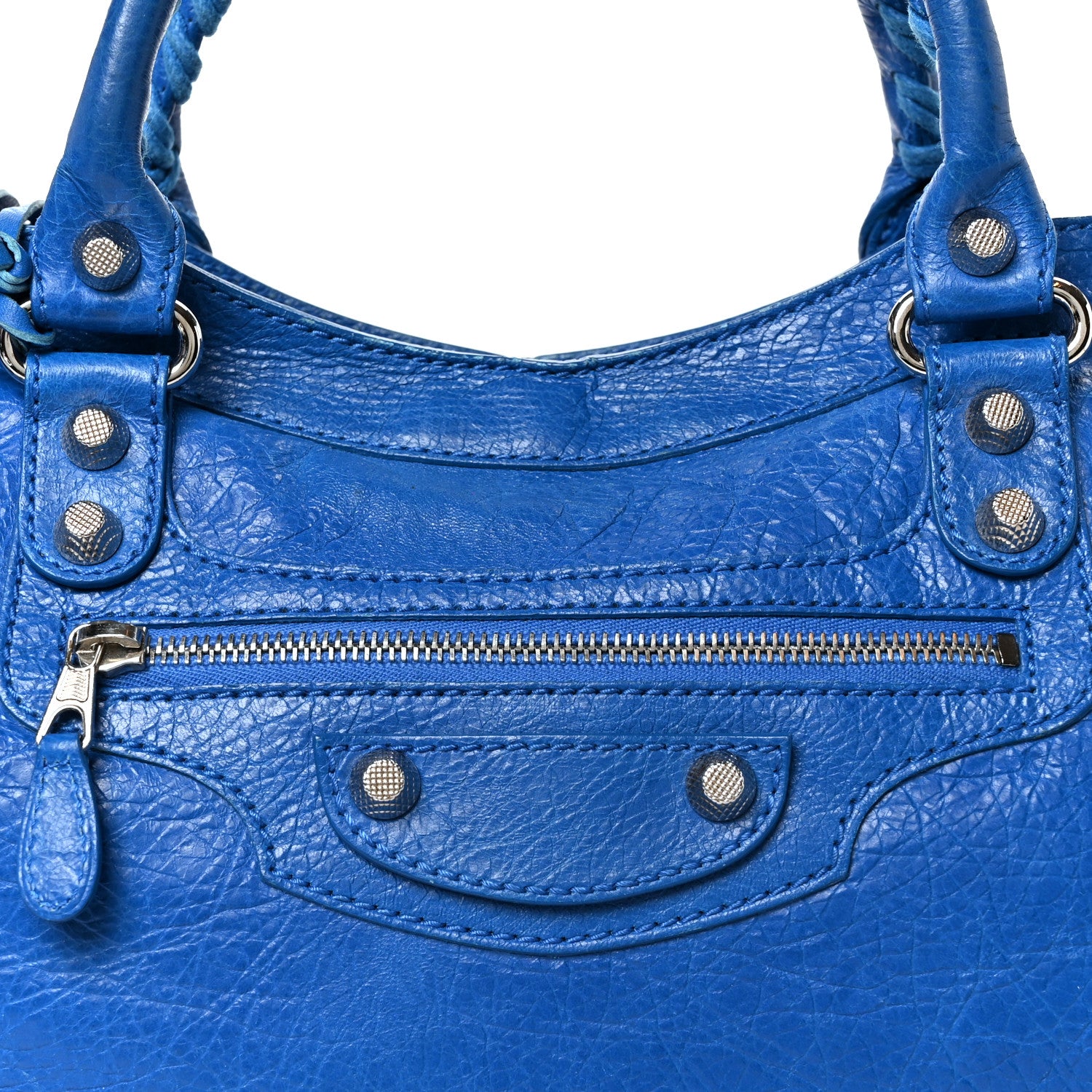 Balenciaga Agneau Giant 12 Silver Hardware City Bleu Lazuli 9 of 13