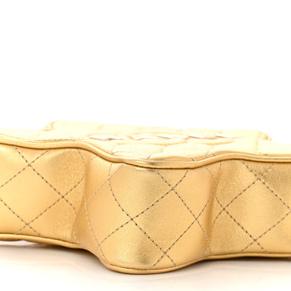 Chanel Metallic Lambskin Quilted Walk Of Fame Star Bag Gold 9 of 10
