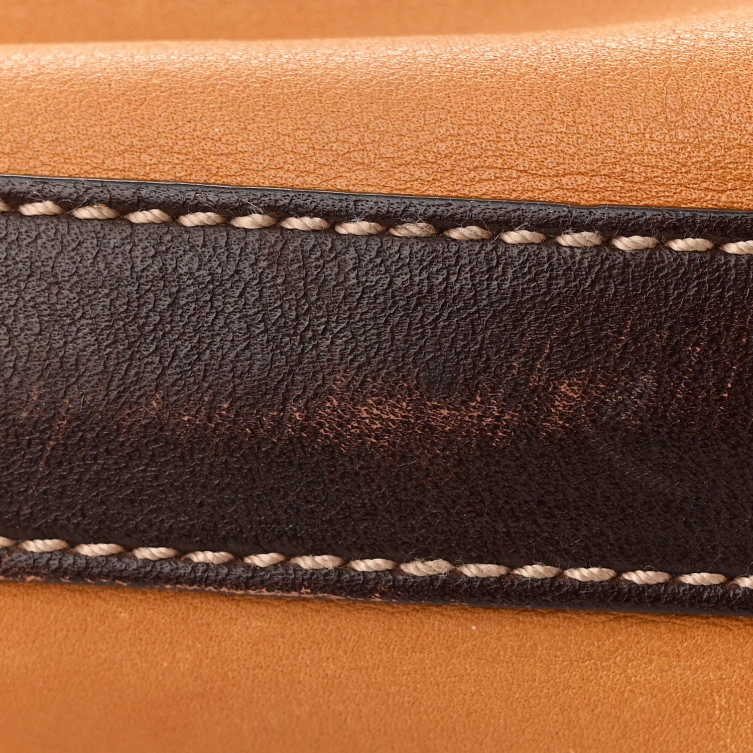 Salvatore Ferragamo Calfskin Gancini Stitched Hobo Tan 10 of 11