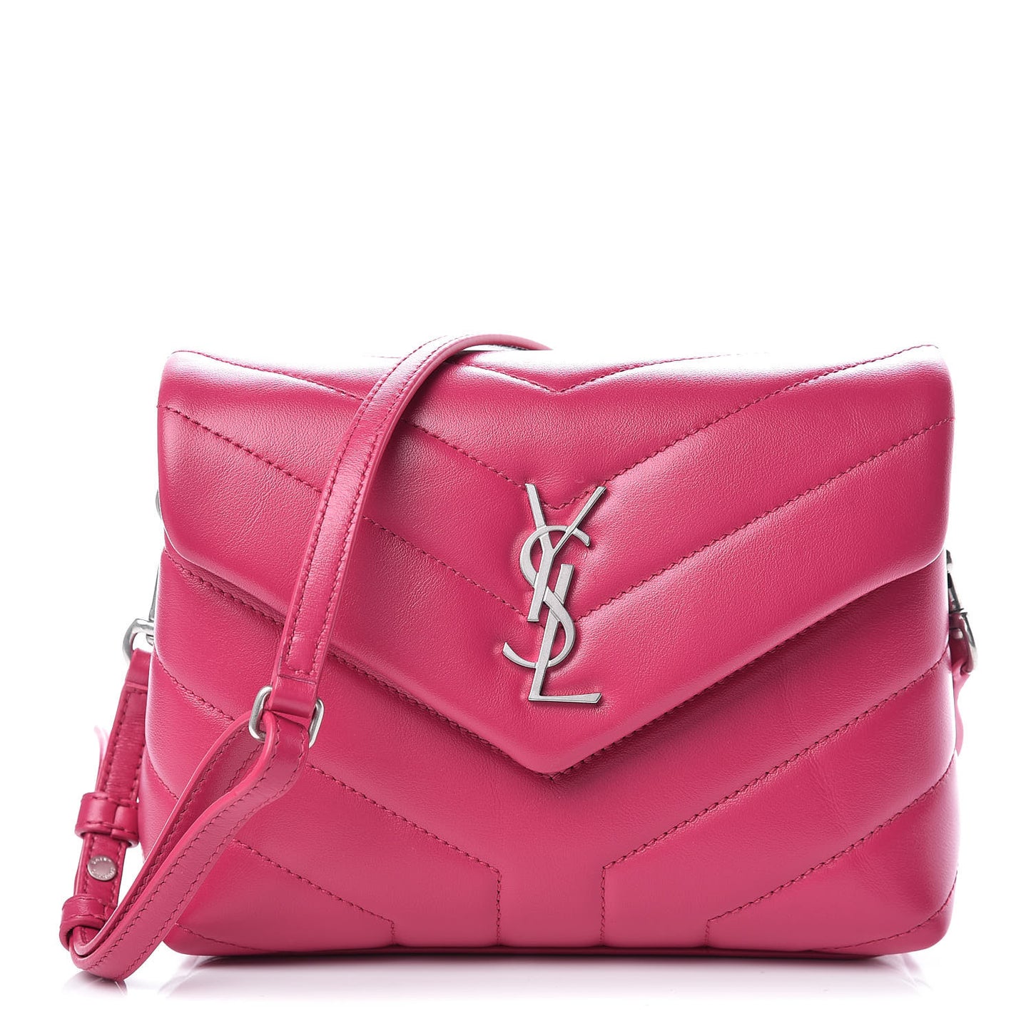 Calfskin Y Quilted Monogram Toy Loulou Crossbody Bag Freesia