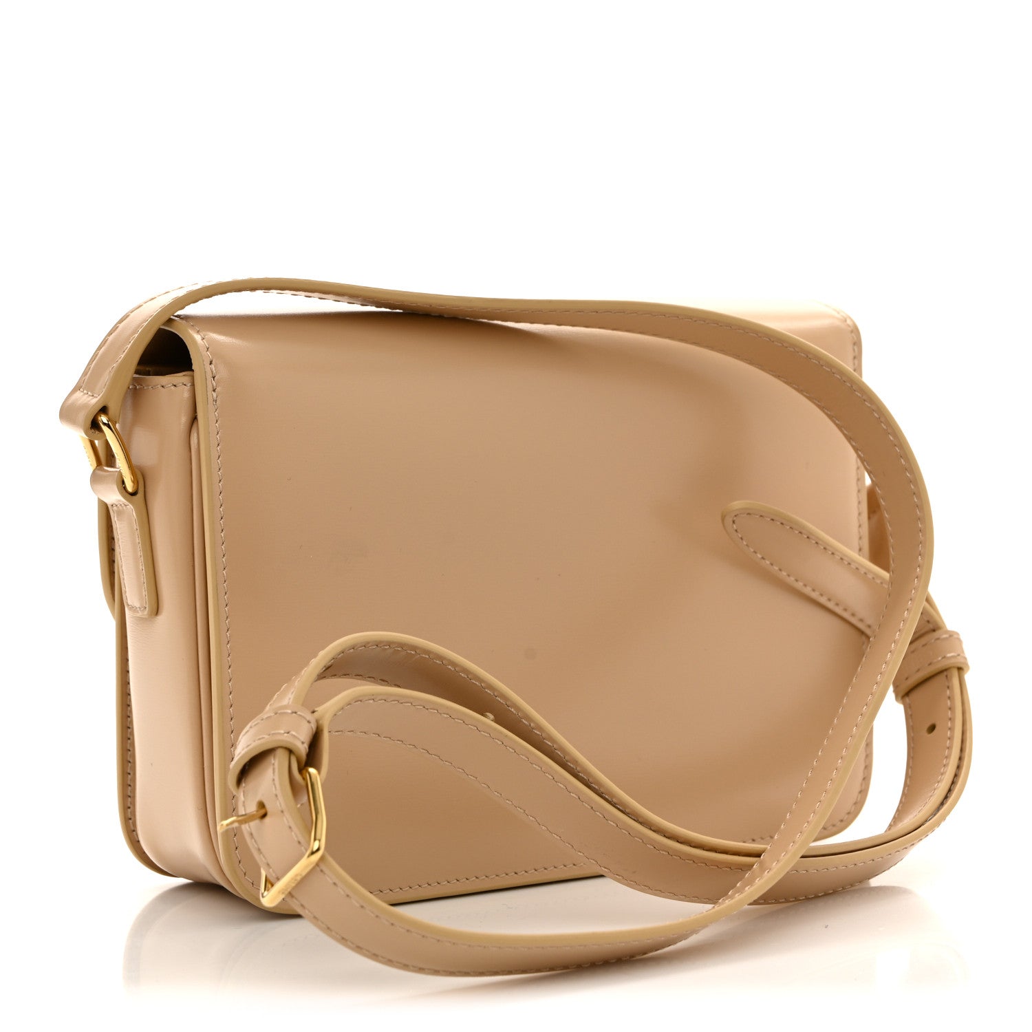 Celine Shiny Calfskin Teen Triomphe Nude 1837271 – FASHIONPHILE