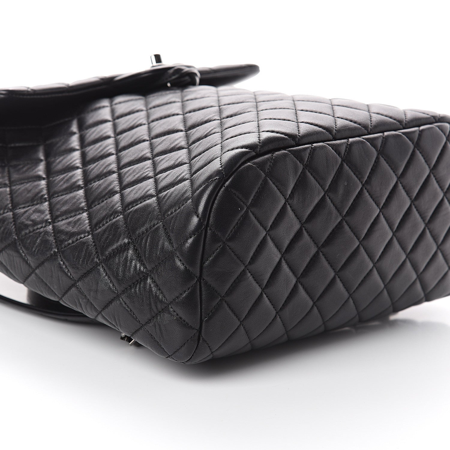 Chanel Lambskin Quilted Large Urban Spirit Backpack Black 8 of 9