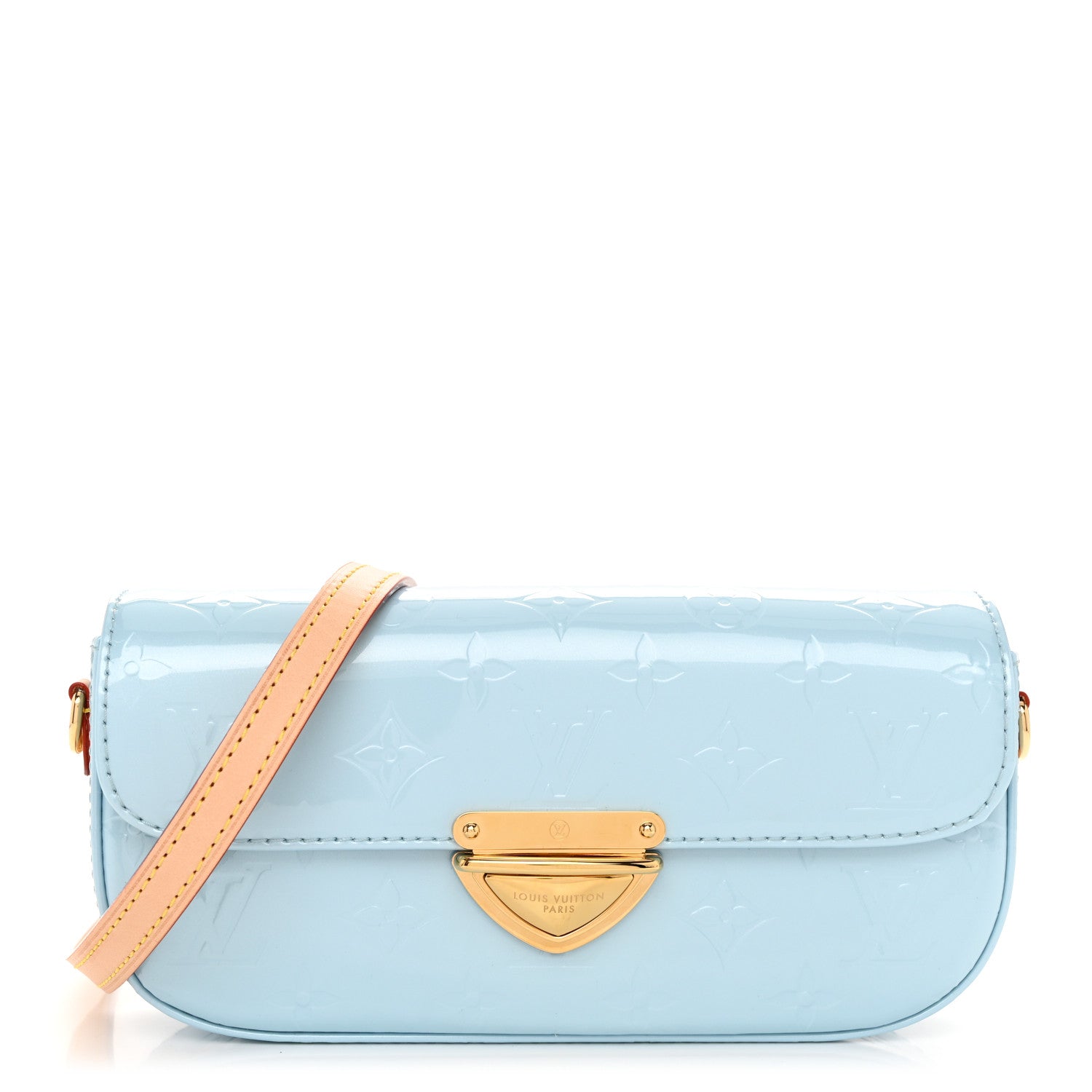 Louis Vuitton Vernis Malibu Pochette Sky Blue 1 of 9