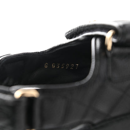 Chanel Grained Calfskin Velcro Dad Sandals 36 Black 8 of 9