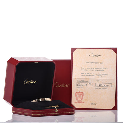 Cartier 18K Yellow Gold LOVE Bracelet 16 6 of 6